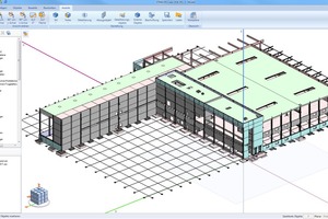  Seit mehreren Jahren werden bei Klebl alle Tragwerksplanungen, unabhängig von der Projektgröße, in 3D konstruiert 