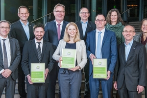  Ehrung der Preisträger des Schöck Bau-Innovationspreises 2019 beim Branchenforum in Ulm 