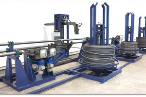  Automatic coil opening and wire threading system for coils up to 25 mm 