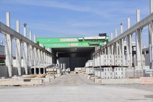  Das Fertigteilwerk in Mindelheim zählt laut Herstellerangabe zu den modernsten und leistungsfähigsten Werken Süddeutschlands 