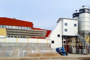  Elkon supplied a special design Concrete Batching Plant for Poland 