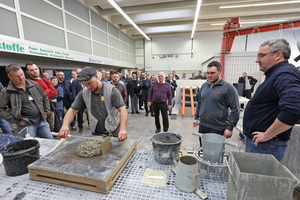  Ralf Keßler also demonstrated his vast experience at one of the hands-on workshops held at Ferdinand von Steinbeis School  