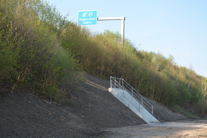  Bei Kilometer 343,15 nahe der Ausfahrt Hagen-Nord unterquert der Medientunnel die Autobahn 1  