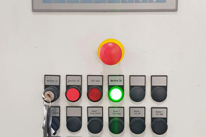  Communications control unit for requesting concrete feed, complete with process visualization 