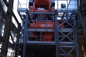  New mixing group during installation – Skip hoist side 