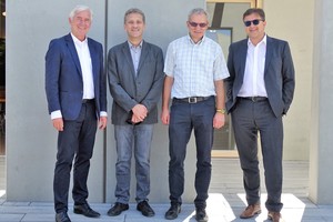 Der Vorstand des Fördervereins im Jubiläumsjahr 2019 (von links): Vorsitzender Martin Möllmann, Steffen Klink, Wolfgang Kinzebach und Dr. Ulrich Lotz 