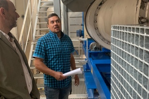  Max Ramm explains the functions of the rotary kiln  