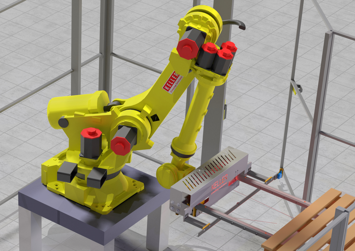 Interaktion fugl Premonition Intelligent robot solution for pallet logistics - Concrete Plant Precast  Technology