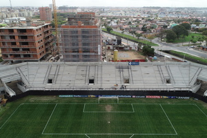  Eine der besonderen Stärken von Engemold liegt in der Produktion von Fertigbeton-Stadionbauteilen 