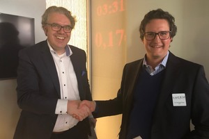  Thorsten Hahn (links) und Dr.-Ing. Andreas Roye freuen sich auf die zukünftige Zusammenarbeit 