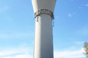  Bei der Sanierung dieses Wasserturms kam Stocrete TG 203 zum Einsatz 