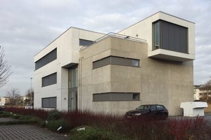  Das Bürogebäude Pure One wurde komplett aus Betonfertigteilen errichtet 