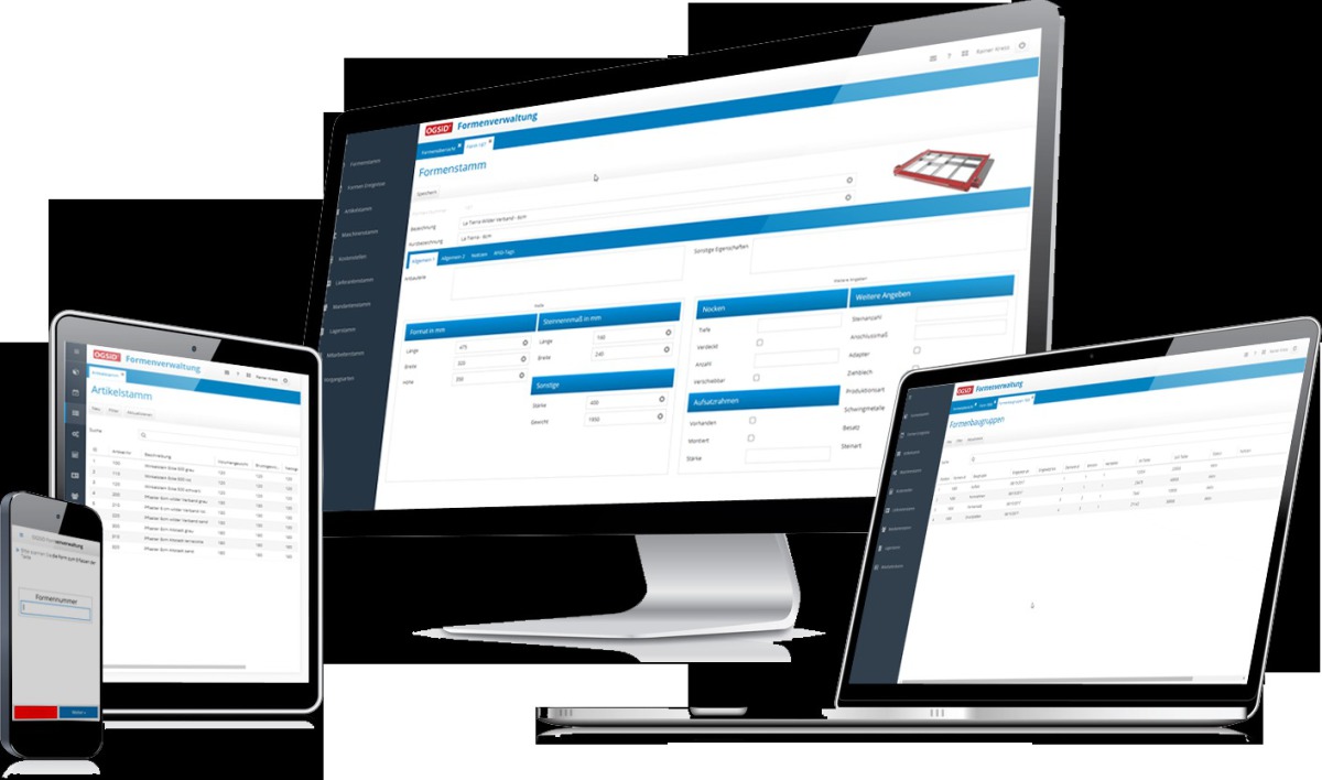 Digitale Formenverwaltung von OGS für die Jasto Baustoffwerke ...