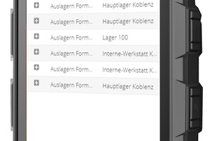  Scanner mit MMS Screen als Produkt-Nahaufnahme … 