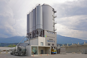  Der Liebherr Mischturm Betomat 4-600 der Firma Fröschl Beton ist eine der modernsten Mischanlagen in Österreich 