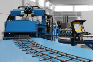 The Tunnel Master welds straight and bent ladders off coil 