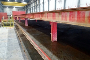  Tecnocom supplied a casting bed with 560 tons of prestressing capacity 