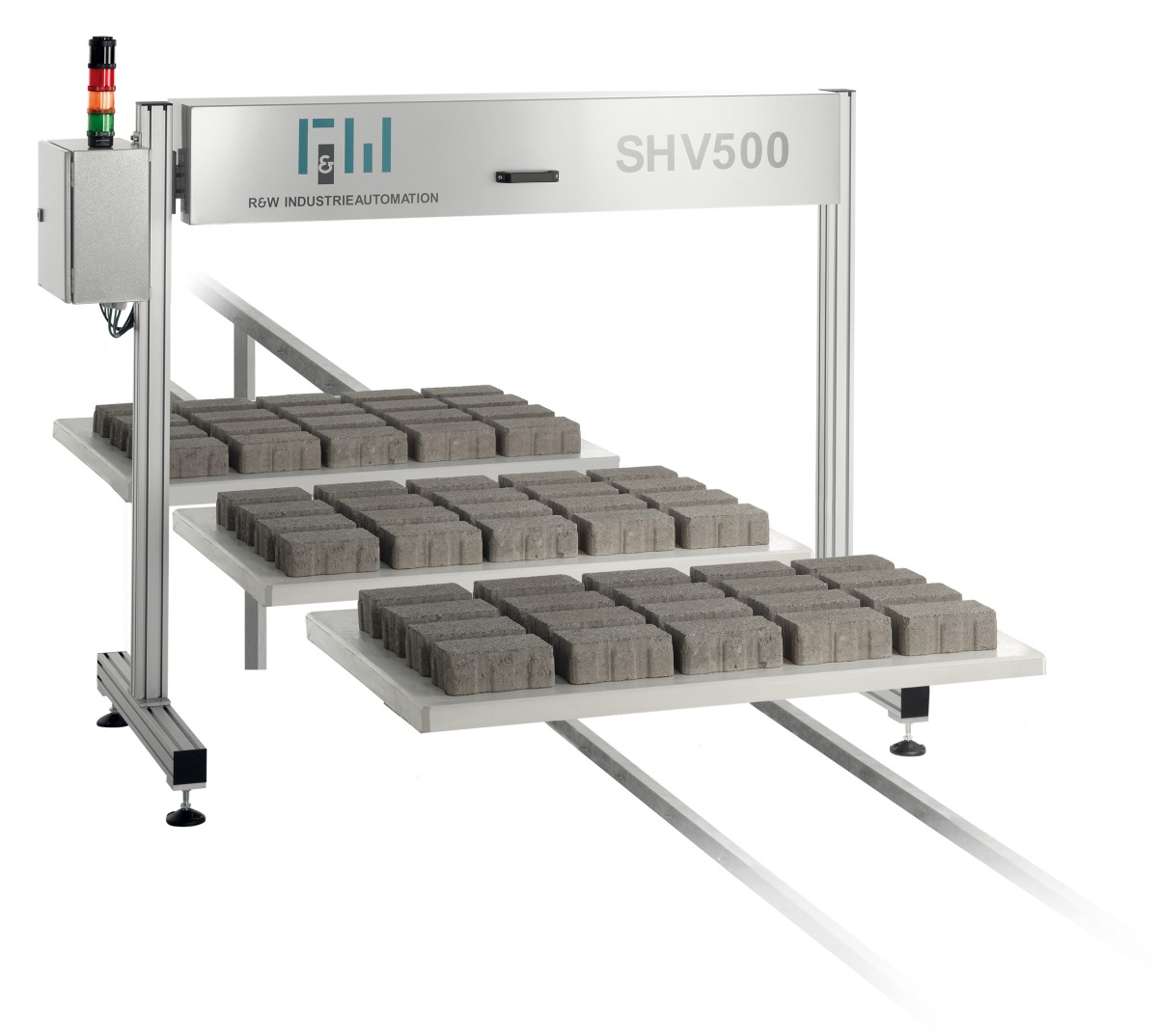 New block height measuring system for concrete blocks - Concrete Plant