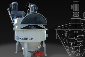  With the Kniele KKM cone mixer, a new approach has been taken 