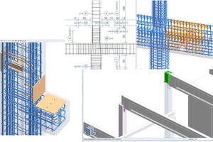  Fig.: Collision control by means of a digital precast component model for improving the fitting accuracy 