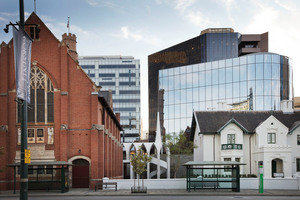  The new Cadogan Song School viewed from Pier Street situated east of the building  