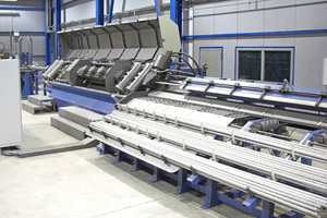  MELC Monoline Maschine zur Bearbeitung von gerippten Betonstählen, Durchmesser bis zu 50 mm 