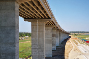  Vorlandbrücke Süd nach der Fertigstellung im November 2018 