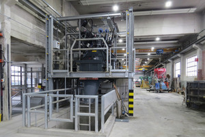  Der Teka-Hochleistungs-Turbinenmischer THT 1125 ist ideal geeignet für die SVB-Produktion 