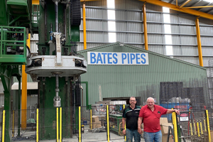  Die Gründer von Bates Pipes and Products, Ben Bates (links) mit seinem Vater Bob 