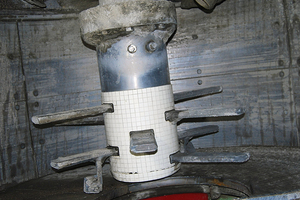  The TuneMixx mixing tool system after 6 yearsin operation at Beton Röser in the mixer from Eirich 