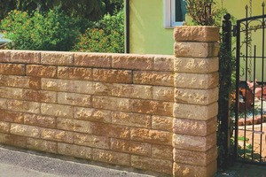  Fig. 14: Split masonry blocks with finished edges  