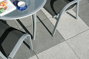  Fig. 5: Shotblasted slabs for exteriors 