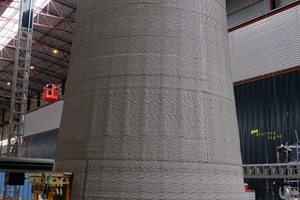 Tall Wind Turbine Towers With 3d Printed Concrete Bases Concrete Plant Precast Technology