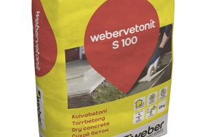  1 - Dry concrete mix for non-shrink grout of Saint Gobain Weber 