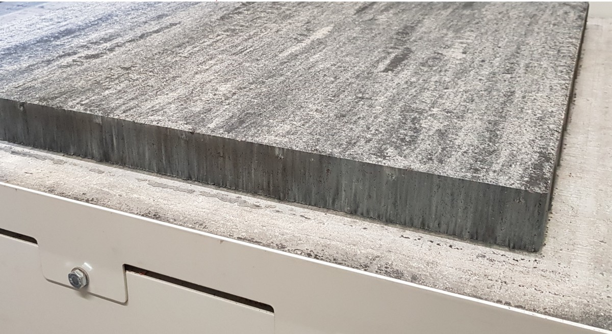 Thin Large Format Terrace Slabs From Kortmann Beton Concrete Plant Precast Technology