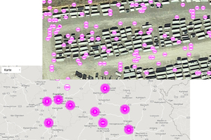  SVA unterstützt Kunden bei der Geschäftsprozessintegration von Sigfox-0G-basierten Digitalisierungsprojekten. Die Digitalisierung der Ladungsträger inklusive ihrer Geodatenvisualisierung erfolgt bei Weber Betonwerk heute durch eine hauseigene IT-Lösung 