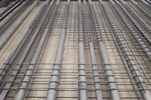  Mesh with openings produced on the PL XY AMM 