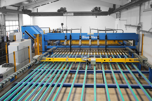  The new M-System BlueMesh mesh welding system enables flexible production of made-to-order reinforcing mesh 