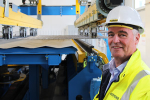  Walter Preisinger, Division Manager for Precast Production, is satisfied with the new system 