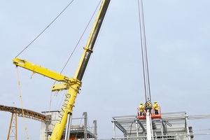  Tower plant during installation 