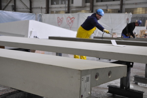  The acid-washing station at the Lemwerder BWE-Bau precast plant 