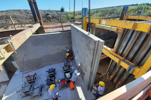  Newbuild of a pipe shaft in Zielitz 