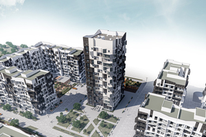  Several projects with attractive 3D façades and projecting balconies and bays are currently under construction 