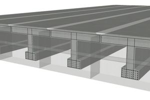  Model of CFRP reinforced prestressed prototype 