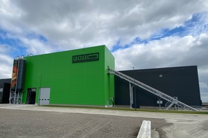  General view of the batching plant section of the building 