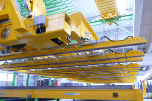  The newly erected production building consists of two levels. The upper level accommodates the fully automated reinforcement station 