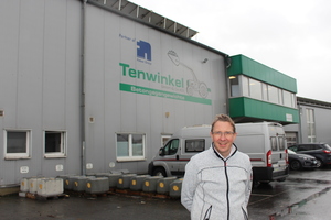  Markus Tenwinkel, one of the two managing directors, on the company grounds  