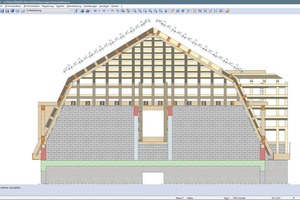  3D view such as plans, views and sections can now in the new Strakon version be shown in still greater relief 