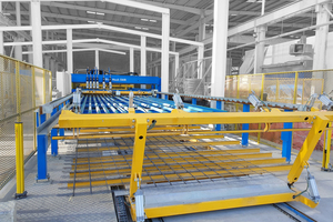  The newly developed plant is designed for the highest flexibility in the production of mesh 