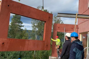  … und auch auf der Baustelle versetzt werden 